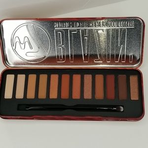 W7 Blazin' Eyeshadow palette 12 powdered ey shades
